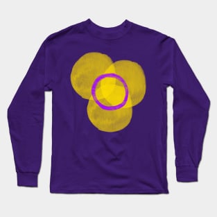 Intersex Pride Bubbles Long Sleeve T-Shirt